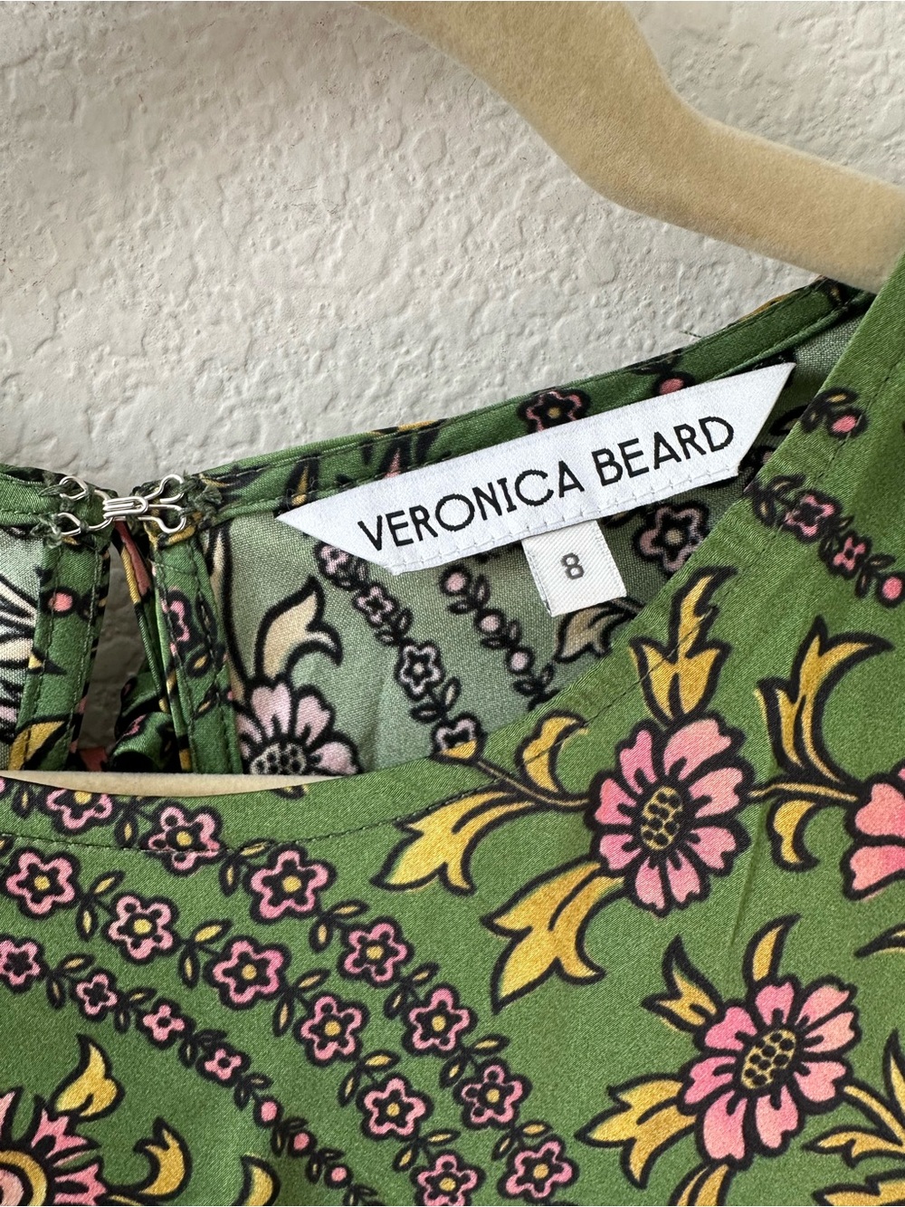 VERONICA BEARD Gemma Maxi
Green Floral Dress SZ US 8 - Picture 5 of 7